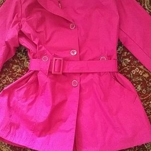 HOT PINK RAINCOAT FASHION BUG